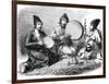 Persian Musicians-null-Framed Art Print