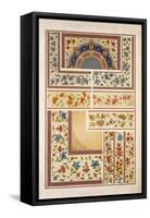 Persian No 5, Plate XLVII, from The Grammar of Ornament by Owen Jones-Owen Jones-Framed Stretched Canvas