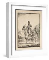 Persian on Horseback, 1820-Alexander Orlowski-Framed Giclee Print