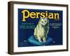 Persian Pear Crate Label - Yakima, WA-Lantern Press-Framed Art Print