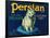 Persian Pear Crate Label - Yakima, WA-Lantern Press-Framed Art Print