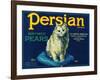 Persian Pear Crate Label - Yakima, WA-Lantern Press-Framed Art Print