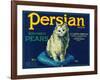 Persian Pear Crate Label - Yakima, WA-Lantern Press-Framed Art Print