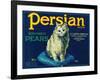 Persian Pear Crate Label - Yakima, WA-Lantern Press-Framed Art Print