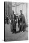 Persian Pilgrims Outside Kazimain Mosque, Iraq, 1917-1919-null-Stretched Canvas