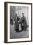 Persian Pilgrims Outside Kazimain Mosque, Iraq, 1917-1919-null-Framed Giclee Print