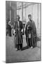 Persian Pilgrims Outside Kazimain Mosque, Iraq, 1917-1919-null-Mounted Giclee Print