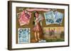 Persian Postage Stamps, 1897-null-Framed Giclee Print