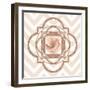 Persian Rose Gold Quatrefoil-Tina Lavoie-Framed Giclee Print