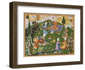 Persian Scene VI-E^S^ Elmhurst-Framed Premium Giclee Print