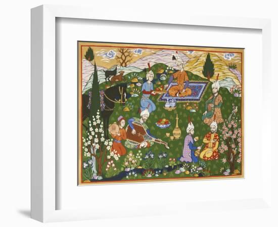 Persian Scene VI-E^S^ Elmhurst-Framed Premium Giclee Print