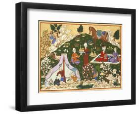 Persian Scene VII-E^S^ Elmhurst-Framed Premium Giclee Print