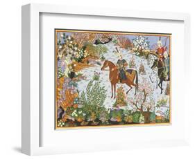 Persian Scene VIII-E^S^ Elmhurst-Framed Premium Giclee Print