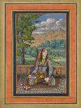 Seated Youth Holding a Cup, from the Large Clive Album, C.1610-20-Persian School-Giclee Print
