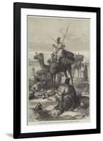 Persian Sketches, Pilgrims with their Dead Going to the Shrines of Kerbala and Meshid Ali-Arthur Hopkins-Framed Giclee Print