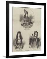 Persian Sketches-null-Framed Giclee Print