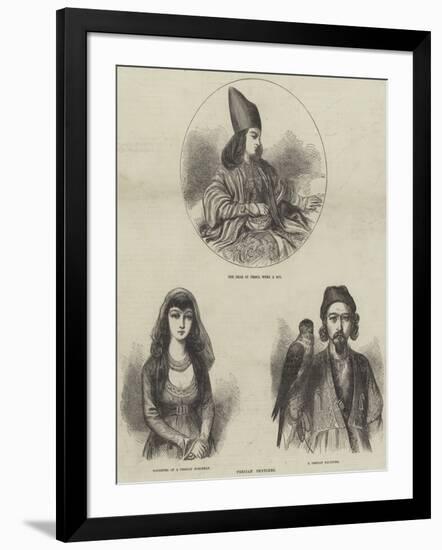 Persian Sketches-null-Framed Giclee Print