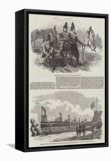 Persian Soldiers in the Russian Service-null-Framed Stretched Canvas