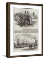 Persian Soldiers in the Russian Service-null-Framed Giclee Print