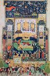 Folio 39, a Garden Scene, from the 'Bustan of Sa'di' (The Flower-Garden of Sa'di)-Persian-Giclee Print
