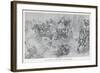 Persian War Chariots Charge Against Alexander the Great-Andre Castaigne-Framed Art Print