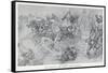 Persian War Chariots Charge Against Alexander the Great-Andre Castaigne-Framed Stretched Canvas