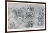 Persian War Chariots Charge Against Alexander the Great-Andre Castaigne-Framed Art Print