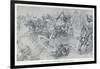 Persian War Chariots Charge Against Alexander the Great-Andre Castaigne-Framed Art Print