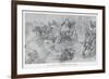 Persian War Chariots Charge Against Alexander the Great-Andre Castaigne-Framed Art Print