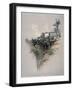 Persian Water-Wheel, Used For Irrigation in Nubia-David Roberts-Framed Giclee Print