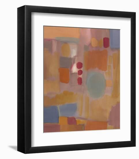 Persimmon Alley-Nancy Ortenstone-Framed Art Print