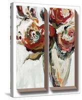 Persimmon Blooms-Angela Maritz-Stretched Canvas