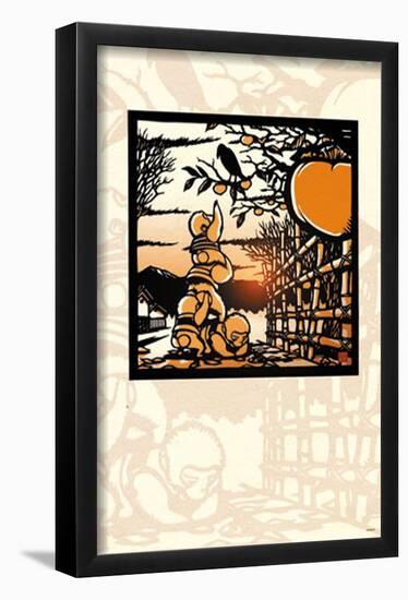 Persimmon Tree-Ryo Takagi-Framed Poster