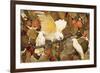 Persimmons and Cockatoos-Jesse Arms Botke-Framed Art Print