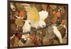 Persimmons and Cockatoos-Jesse Arms Botke-Framed Art Print