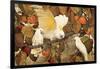 Persimmons and Cockatoos-Jesse Arms Botke-Framed Art Print