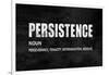 Persistence on Black-Jamie MacDowell-Framed Art Print