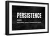 Persistence on Black-Jamie MacDowell-Framed Art Print