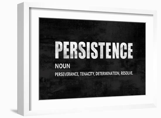 Persistence on Black-Jamie MacDowell-Framed Art Print