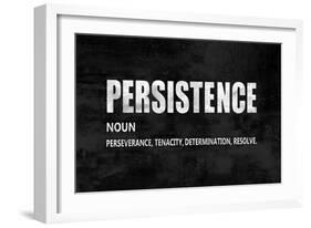 Persistence on Black-Jamie MacDowell-Framed Art Print