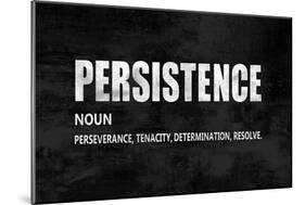 Persistence on Black-Jamie MacDowell-Mounted Art Print