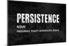 Persistence on Black-Jamie MacDowell-Mounted Premium Giclee Print