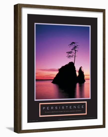 Persistence - Sunset-Unknown Unknown-Framed Photo