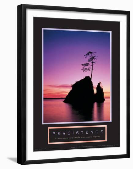 Persistence - Sunset-Unknown Unknown-Framed Photo