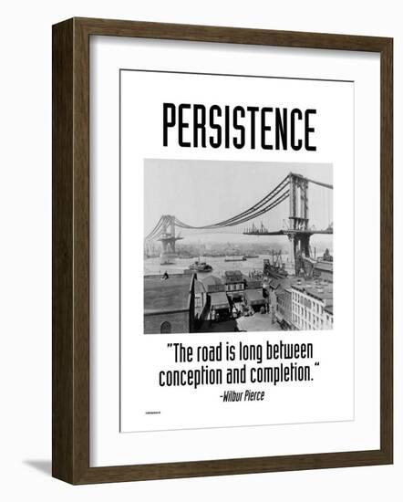 Persistence-Wilbur Pierce-Framed Art Print