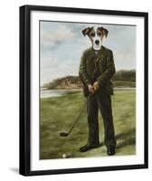 Persistent Golfer-Thierry Poncelet-Framed Premium Giclee Print