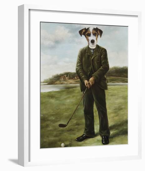 Persistent Golfer-Thierry Poncelet-Framed Premium Giclee Print