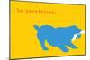 Persistent - Yellow Version-Dog is Good-Mounted Art Print