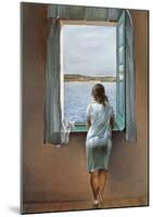 Person at the Window-Salvador Dalí-Mounted Art Print