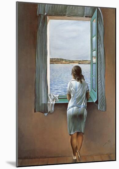 Person at the Window-Salvador Dalí-Mounted Art Print